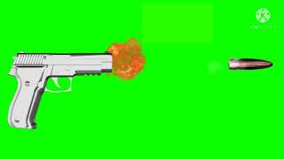 Gun Shoot Green Screen Gun Shoot Green Screen