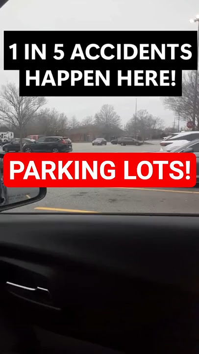 3 Rules to Avoid a Parking Lot Accident 🛑#shorts #driversafety #driving #safetytips #drivingsafety