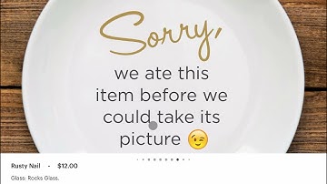 TouchBistro - Menu Item Details