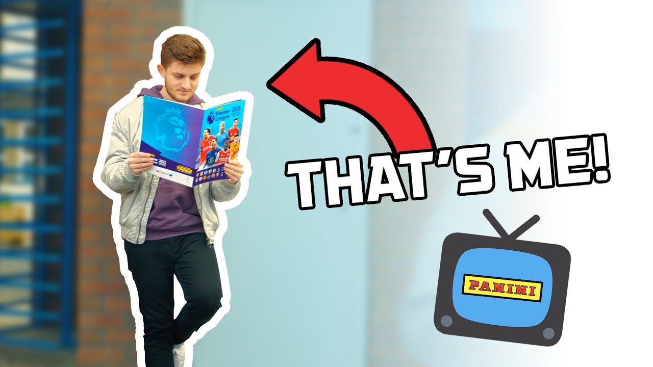 I'M IN THE PANINI PREMIER LEAGUE 2021 STICKER COLLECTION TV ADVERT!! (Reacting to!!)