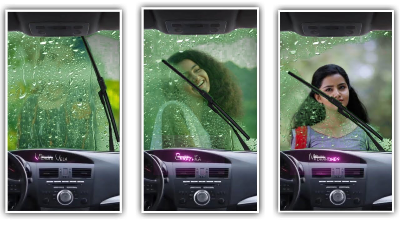 Instagram Trending Rain Cleaning Car wiper Photo  Status Reels Video Editing in Kinemaster