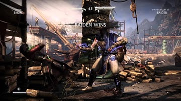 Mortal Kombat X raiden vs ermac