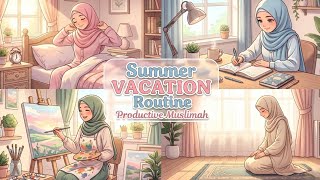 The Perfect Summer Routine for Muslim Girls ✨(Peaceful & Productive) | Hijabigrowup screenshot 3