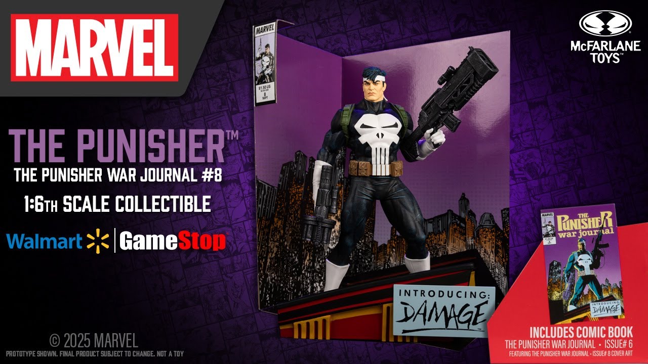 NEW Marvel™ The Punisher™ (War Journal #8) 1:6th Scale Collectible