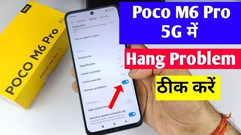 poco M6 Pro hang problem solution | poco M6 Pro 5g hang problem solve 100%