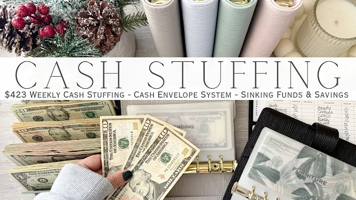 Weekly Cash Stuffing $423 | Cash Envelope System | Sinking Funds & Savings Challenges