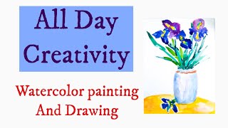 Watercolor painting and Drawing. All Day Creativity.
This video is about taking a day to do nothing but use your imagination and create. My focus was on drawing and painting in watercolor. Turn off the TV and ignore your cell phone to just create.
https://artsyvic.com/ Watercolor painting and Drawing. All Day Creativity.
