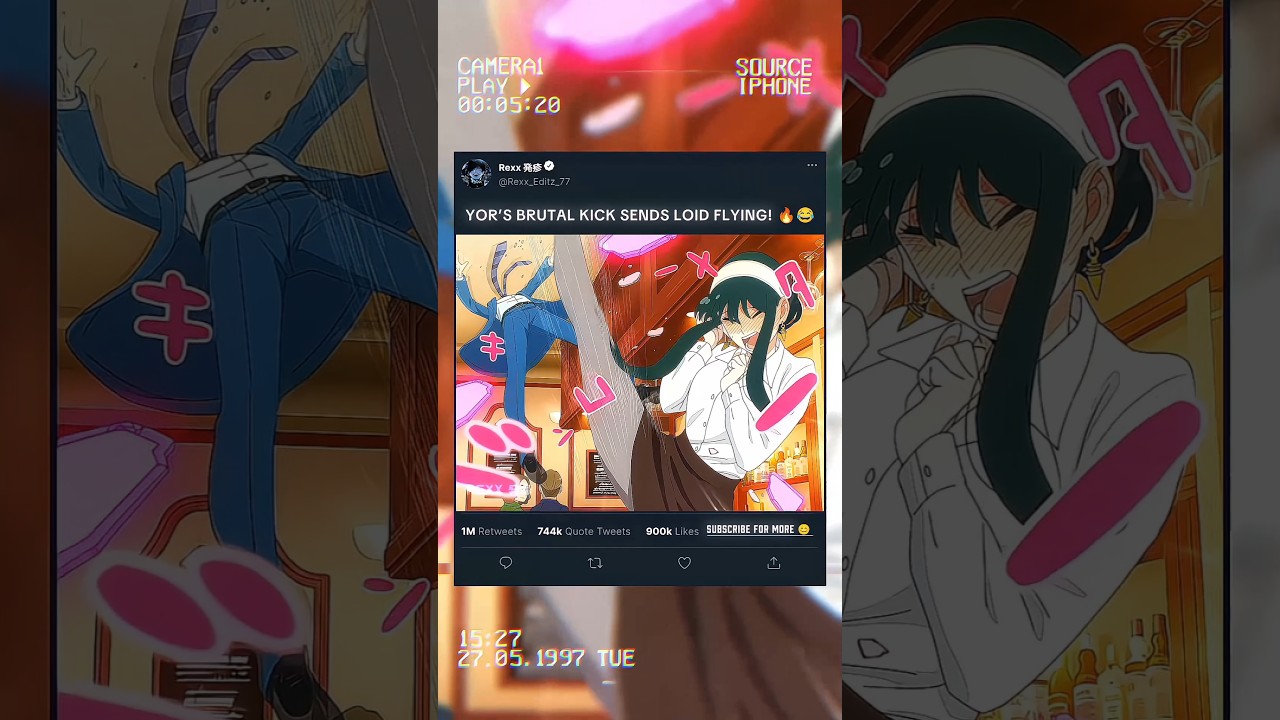 Yor Vs Loid 🥶🔥, Spy x family...