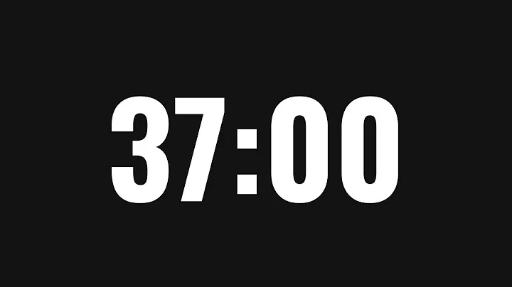 37 Minute Timer ⏱️ | Countdown Timer for Study, Workout, Pomodoro, Breaks | No Ads