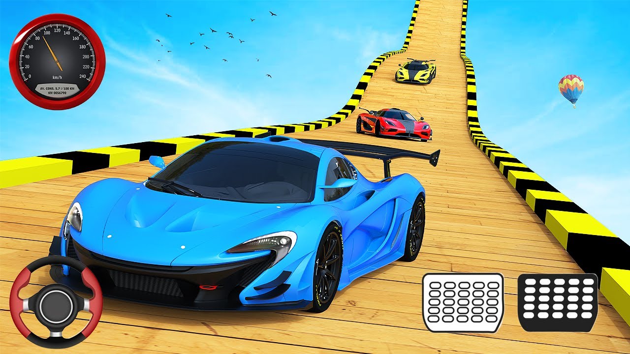 Crazy Car Driving Games: 3D Ramp Car Racing Games APK do pobrania na  Androida