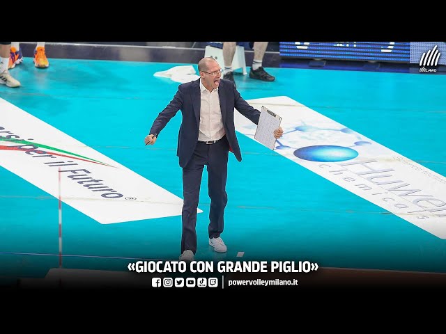Superlega, intervista post Milano - Civitanova di Roberto Piazza