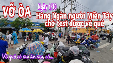 Tin vui: Hàng ngàn người Miền Tây được về quê, chờ test nhanh ở cửa ngõ Sài Gòn - Long an