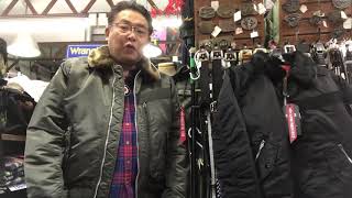 ALPHA ヨーロッパ企画のＢ-15タイプジャケット 横浜ジーパンのトップ