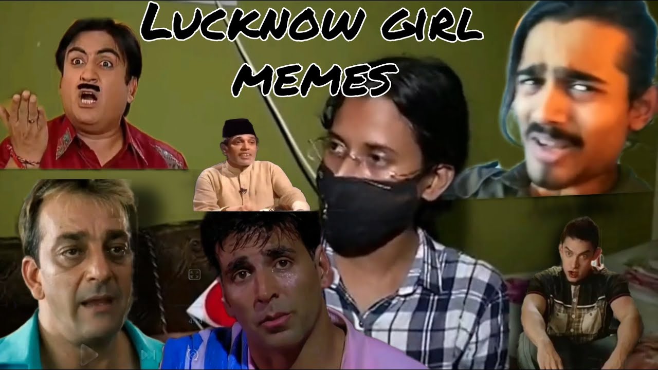 lucknow girl roast with funny memes | viral lucknow girl | Indian funny memes