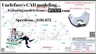 Onshape Speedmodeling Too Tall Toby Practice Model 26-04-02