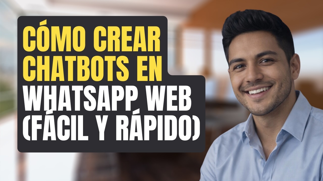 Cómo crear chatbot en WhatsApp Web paso a paso - YouTube