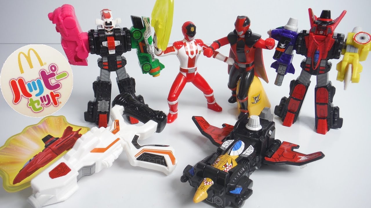 ハッピーセット ルパンレンジャーVSパトレンジャー 全６種 開封 Japanese McDonald happy meal toys Lupinranger VS Patoranger マクドナルド