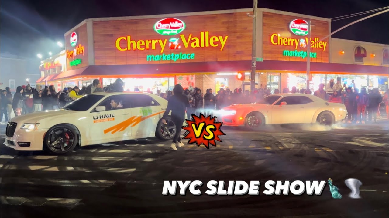 Crazy NYC Takeover🗽, 300 Hellcat U-Haul steals the show, BMW/Scat/CTV/Crashes🚑💥