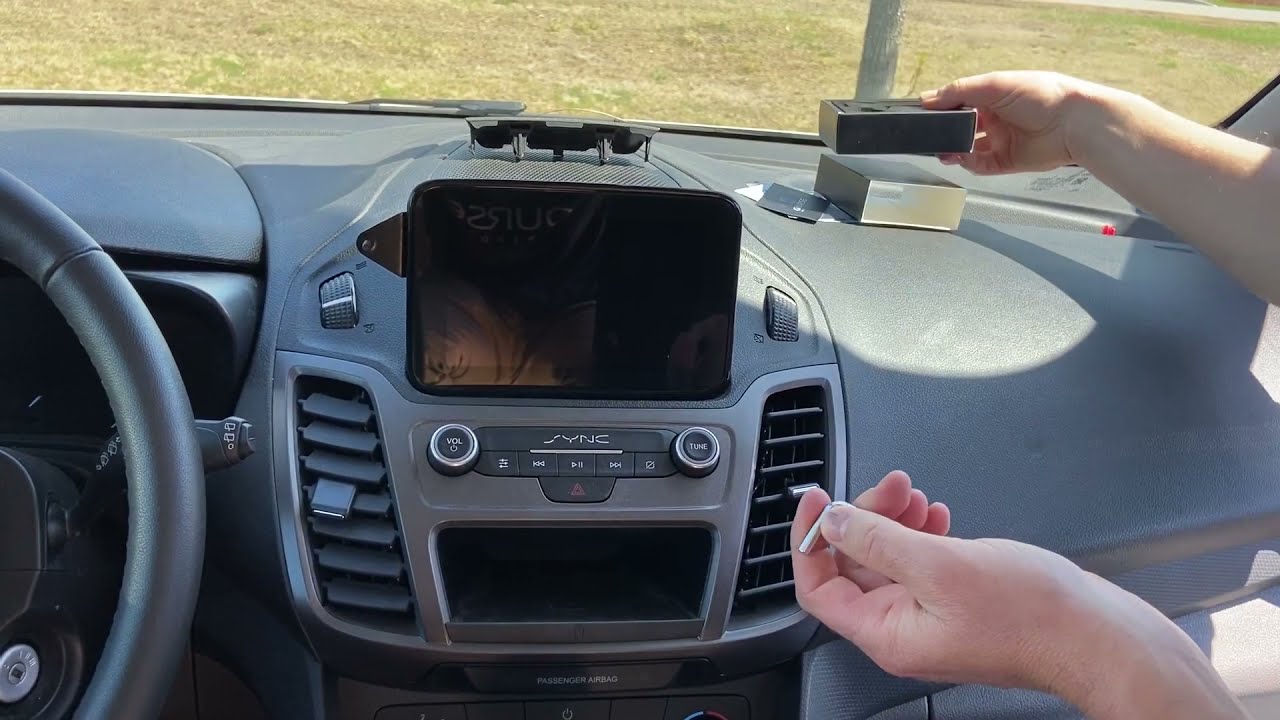 DirectFit Phone Mount Install Ford Transit Connect (2020+ w/ SYNC