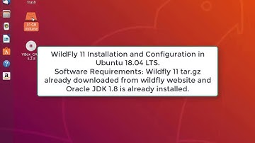 WildFly 11 Installation and Configuration in Ubuntu 18.04 LTS