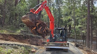 Turning a trail into a road with the Kubota KX 080 4 by Jeramy Reber Pure Dirt 3,531 views 3 weeks ago 46 minutes