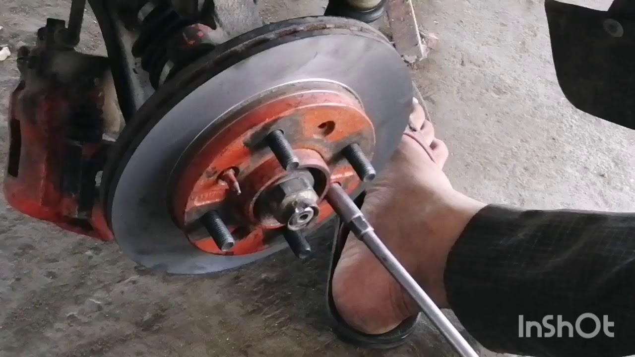 Tata Indigo brake disc repairing 300RS YouTube