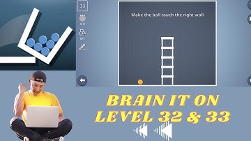 Brain It On Level 32 & 33 - Brain it on solutions - See how I got Brain It On 3 stars - Brain It On
