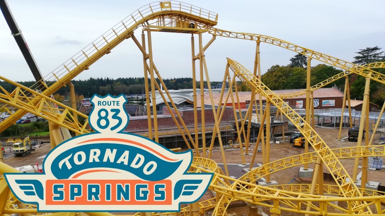 Paultons Park Tornado Springs Construction Update - November 2019