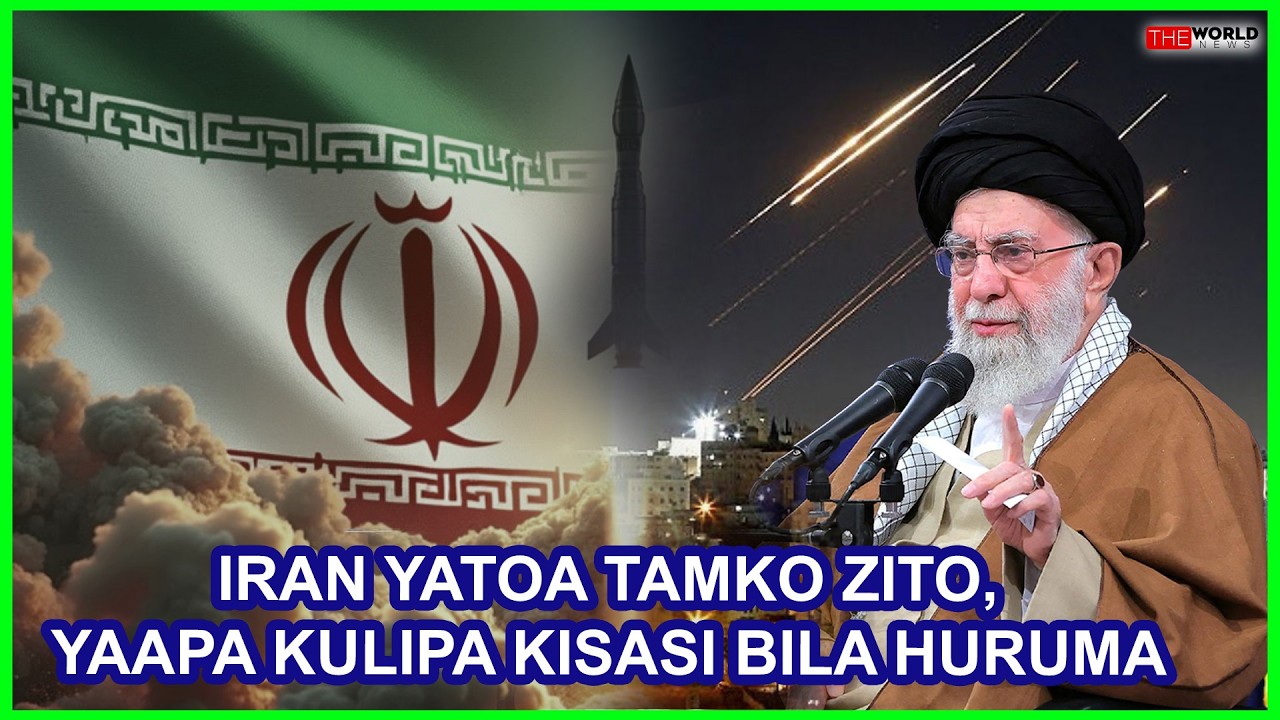 IRAN YATOA TAMKO ZITO IKIENDELEZA MAANGAMIZI/YAAPA KULIPA KISASI BILA HURUMA