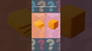 Wait, 3× the Carbs? – Sliced Cheddar vs Natural #lowcalorie #diet #vs