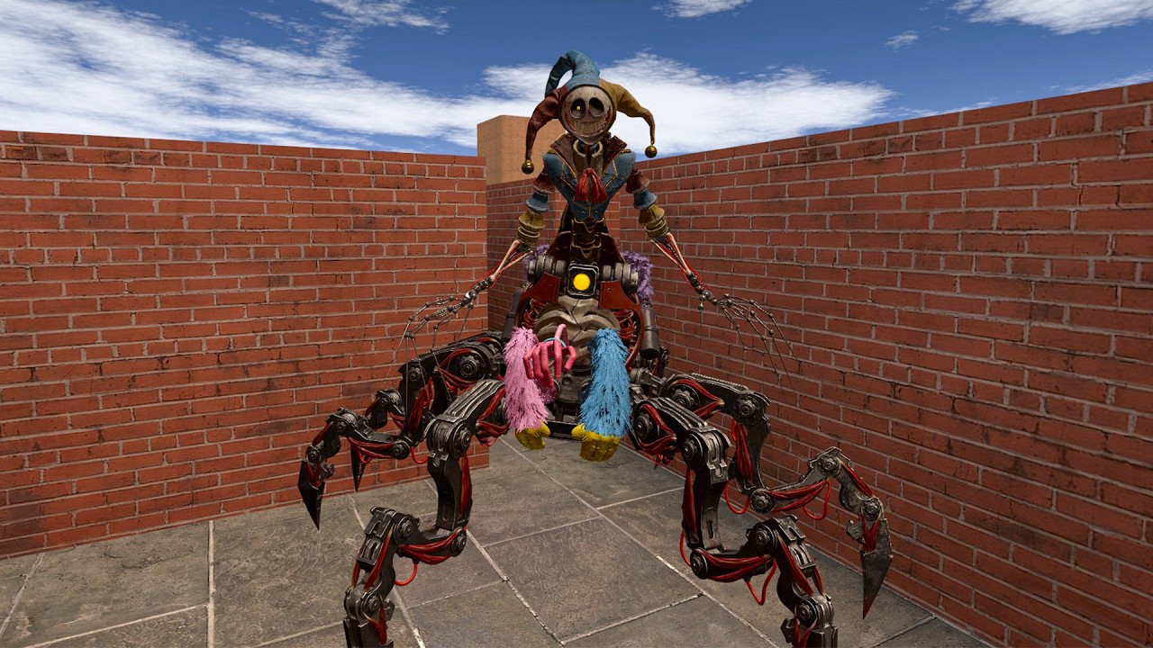 try to run away from THE PROTOTYPE in maze..