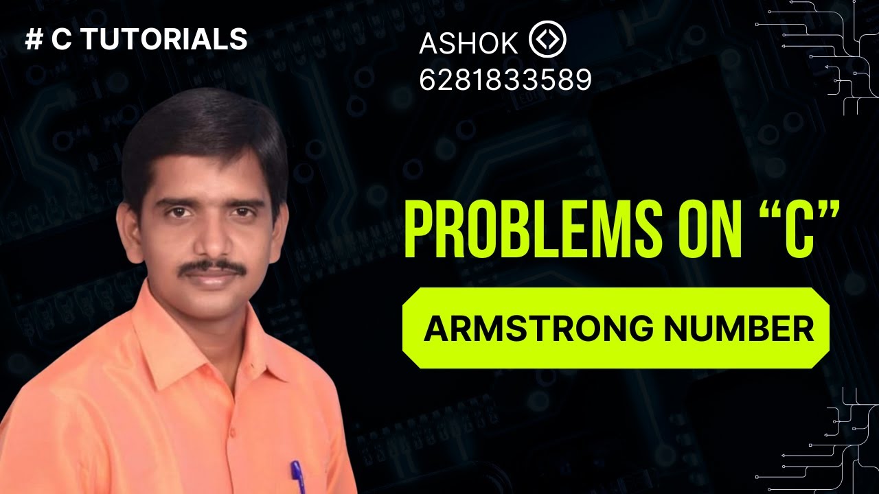 C Programming Tutorial: Find Armstrong Numbers Using While Loop - YouTube