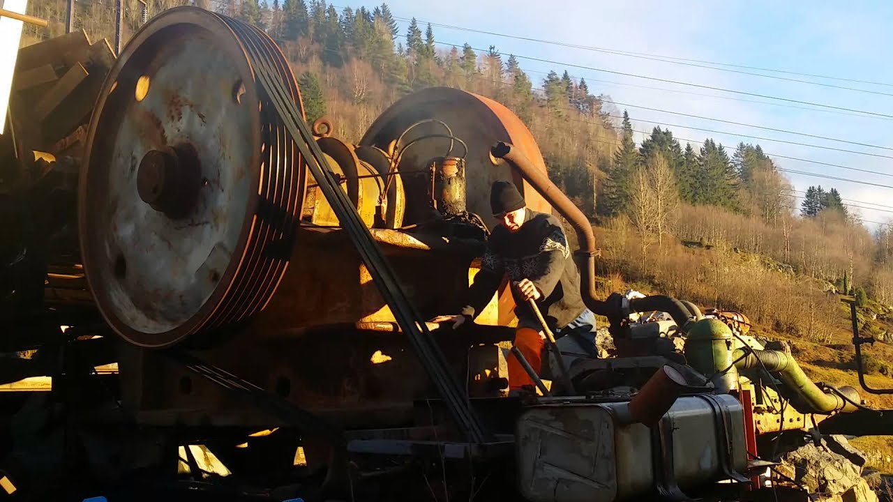 Norwegian rock crusher. Heimelaga steinknuser.