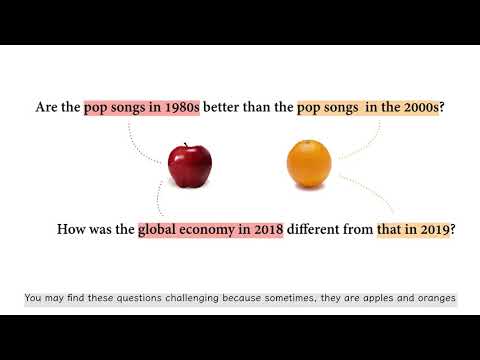 Comparing Apples and Oranges: Taxonomy and Design of Pairwise Comparisons within Tabular Data