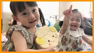 【モニタリング】サクサクどでかクッキーをほおばる姿が可愛い😍【ゆうひなた】