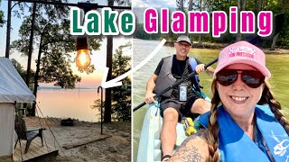 3 days glamping on a lake in Georgia
