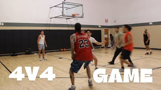 4V4 BASKETBALL GAME IN MIAMI FLORIDA LA FITNESS RUN