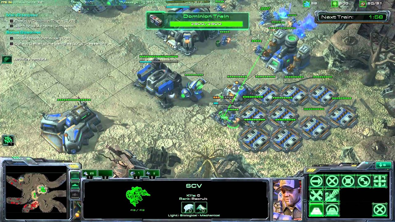 The Great Train Robbery (Mission#8) SC2  Brutal Campaign Walkthrough [TTG]