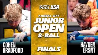 Cohen Bradford vs Hayden Ernst | FINALS | Kansas City 8-Ball Jr Open 2026