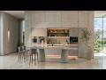 "Elemental Harmony" Organic Brutalism Kitchen in Warm Minimalism #interiordesign