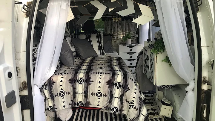 VAN TOUR - VAN BUILD UNDER $500 !