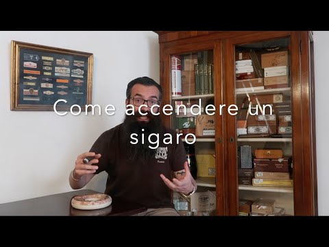 Video: Come Accendere Un Sigaro