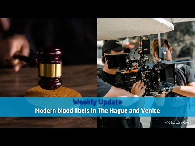 Modern blood libels in The Hague and Venice.
