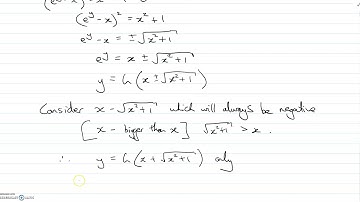 Edexcel A-Level Further Mathematics - Inverse Hyperbolic Functions (1)