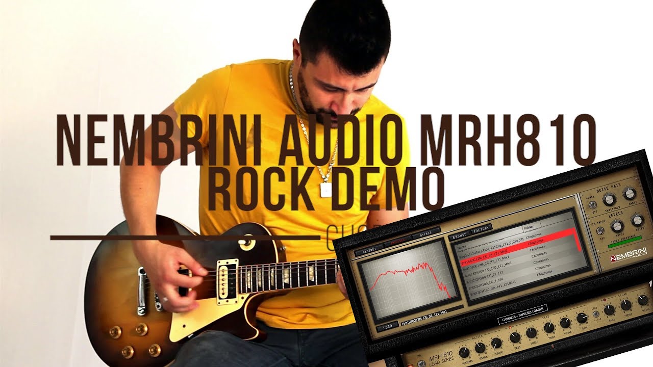 Nembrini Audio MRH810 | Rock Demo (Marshall JCM800 2210)