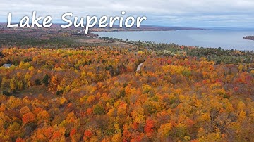 Lake Superior and the Upper Peninsula of Northern Michigan - 4K Drone Footage