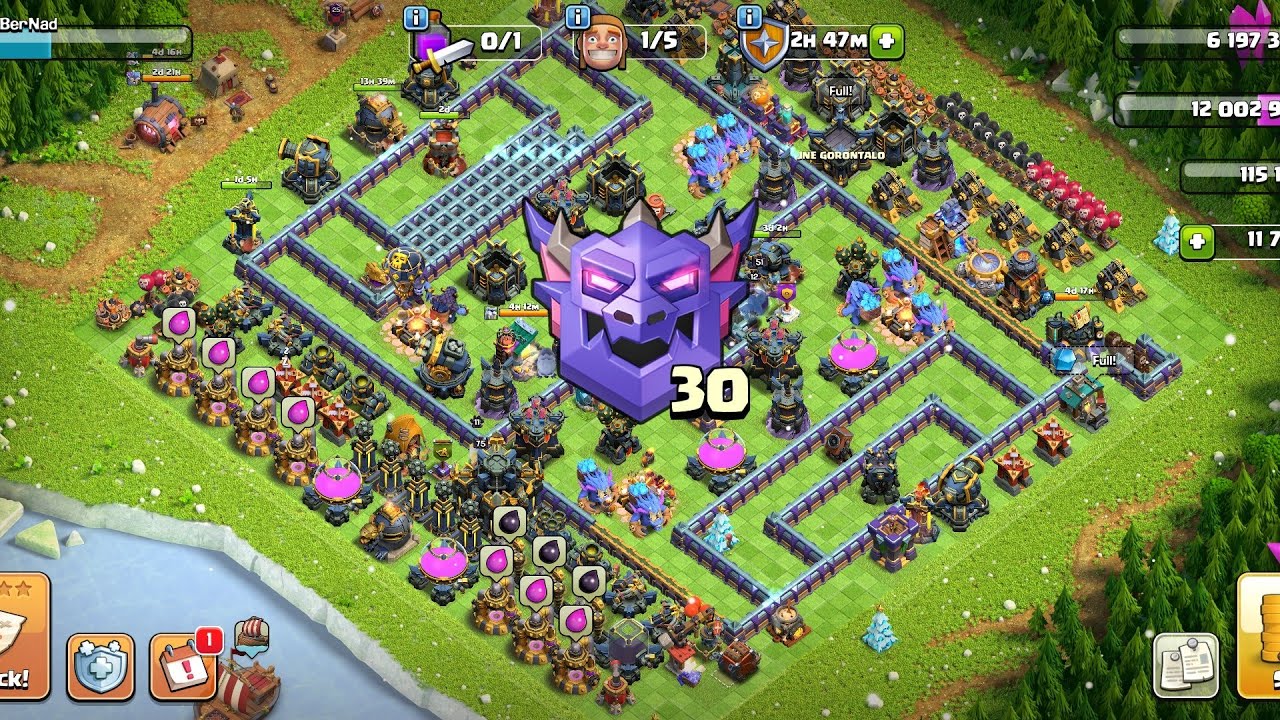 Clan war attack combination of super Yeti and Root rider | Clash Of Clans