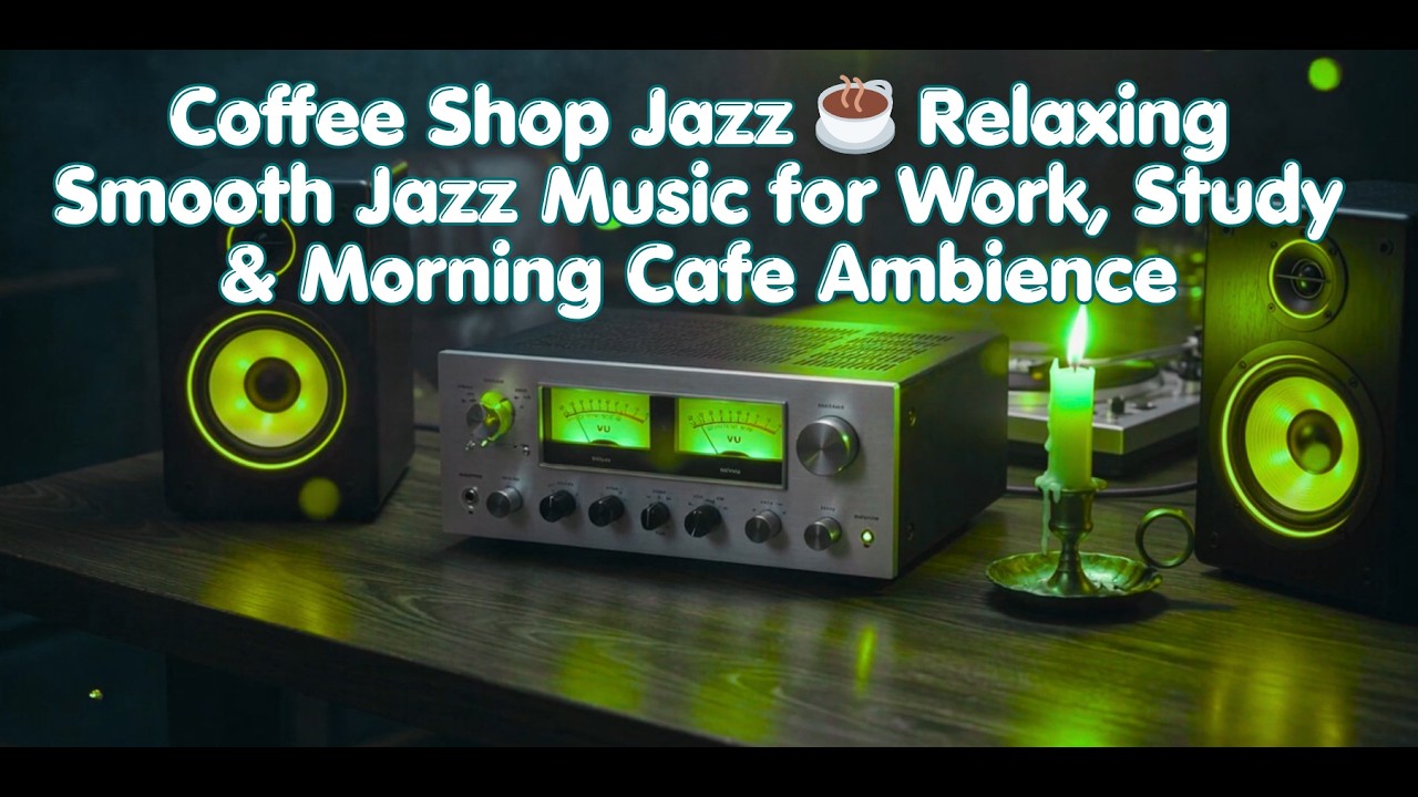 Morning Cafe Jazz Music ☀️ Smooth Coffee Shop Ambience for Relaxing ...
