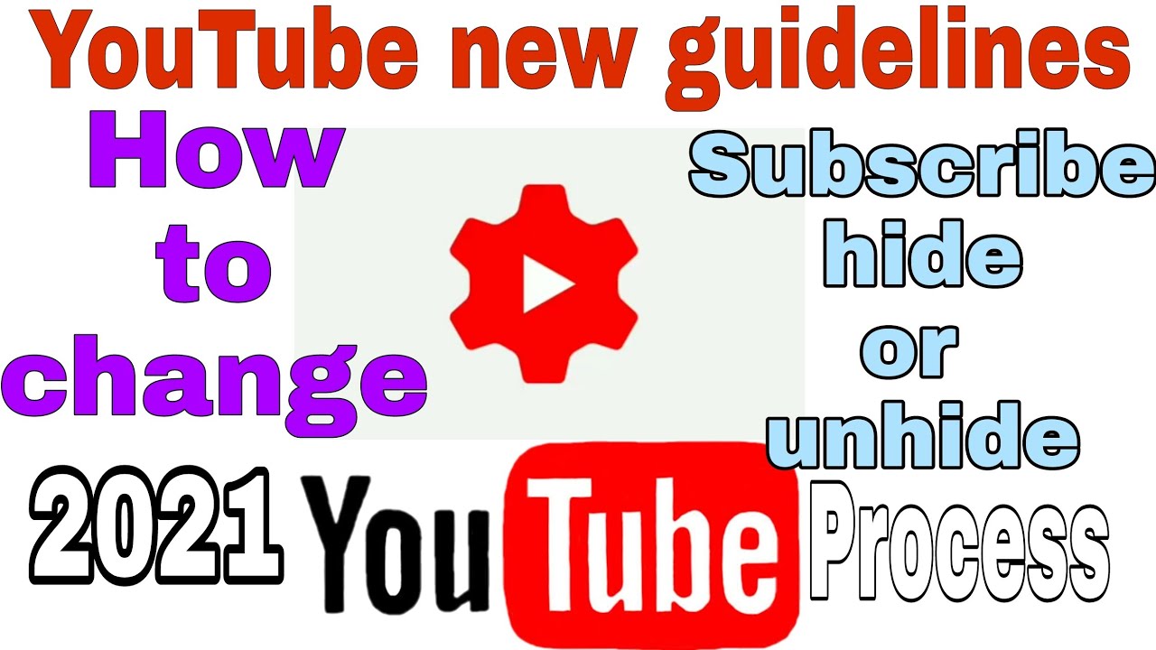 How to hide YouTube subscription || privacy settings || Step by step ||new process 2021 ||
