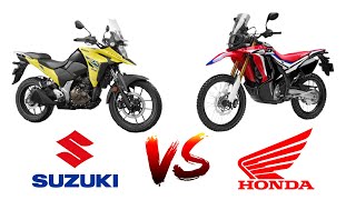 SUZUKI V STROM 250 SX vs HONDA CRF 250 RALLY | Side By Side Comparison | King Eley TV